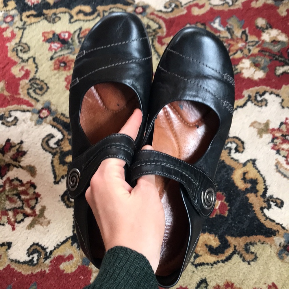 Remonte Genuine leather shoes Mary Janes cottagecore vintage size 10 EUR 40 - Picture 5 of 8